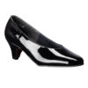 Black Corfam Pumps-162753