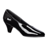 Black Corfam Pumps-162754