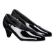 Black Corfam Pumps-0