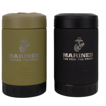 Olive and Black Wyld Gear Marines Koozie
